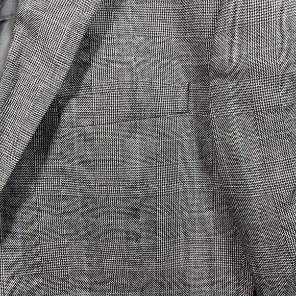 Jos A Bank 44S Mens Blazer Sport Coat 2 Button Casual Jacket Silk - Picture 4 of 14